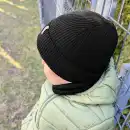 Czapka dziecięca MOLTI LUMI 50-52 czarna z wełny merino | Kup teraz