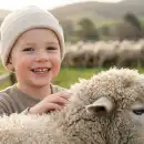 Czapka dziecięca MOLTI 50-52 śmietanka - 100% Wełna Merino