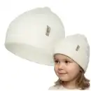 Czapka dziecięca MOLTI 50-52 śmietanka - 100% Wełna Merino