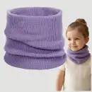 Komin dziecięcy MOLTI LUMI jasny fiolet | 100% Wełna Merino