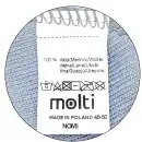 Komplet dziecięcy Molti Nomi z wełny merino - czapka i komin błękitny