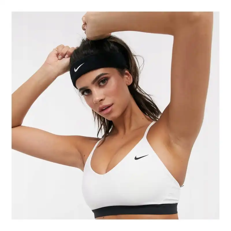 Kom Opaska na czoło+ nadgarstki NIKE czarno-białe