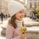 Komplet dziecięcy MOLTI LUMI 50-52 śmietanka - 100% wełna merino