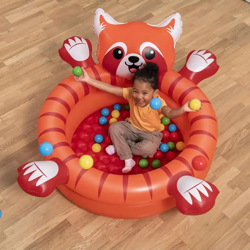Basenik z kulkami BESTWAY 52702 czerwona Panda