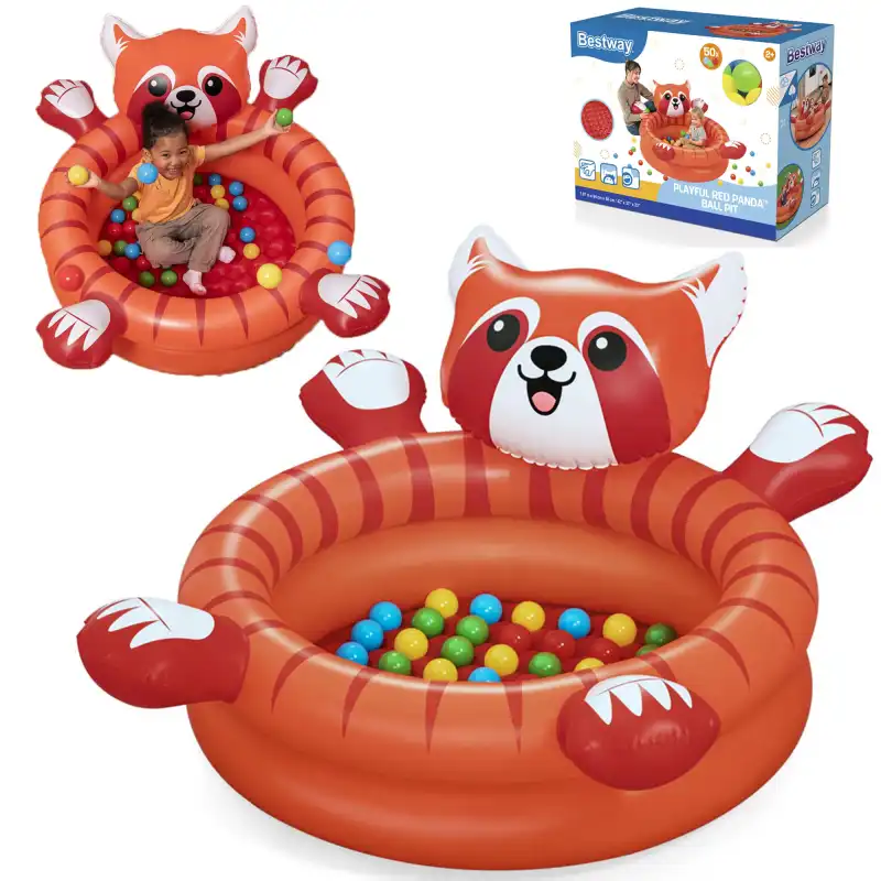 Basenik z kulkami Bestway Czerwona Panda 52702 + 50 piłeczek