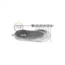 Buty do wody MOLTI BW001 czarne 38 + etui wodoodporne