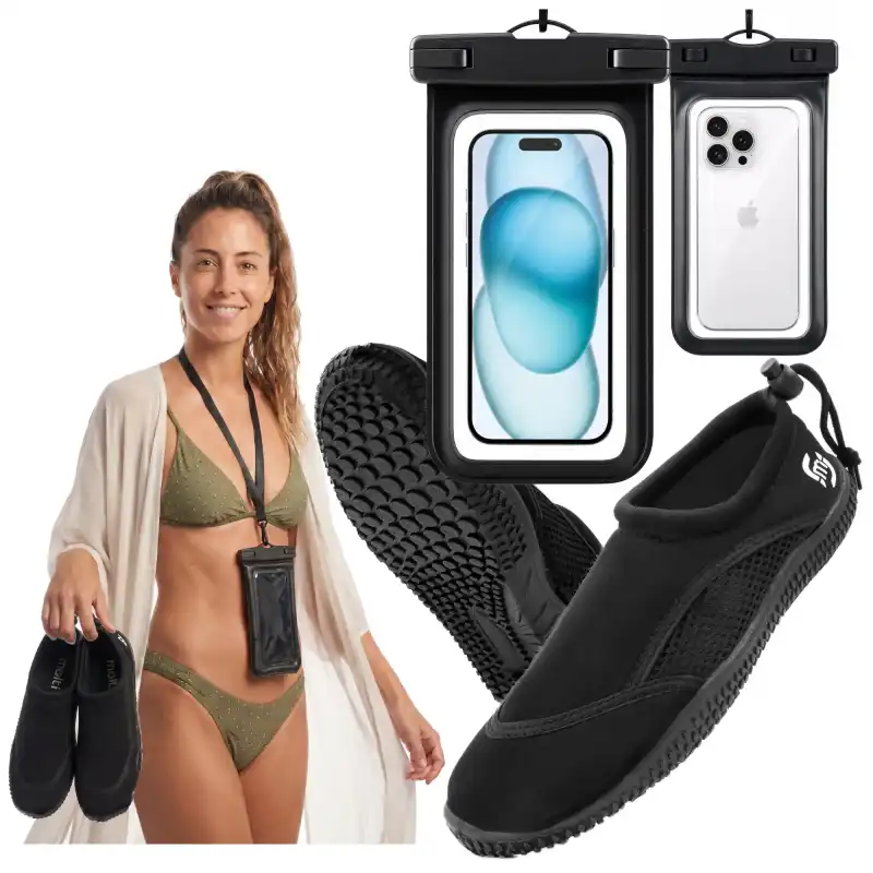 Buty do wody MOLTI BW001 czarne r. 41 + etui na telefon