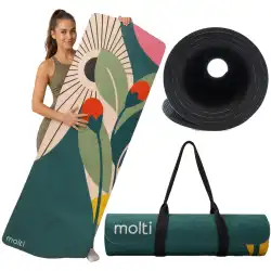 Mata do jogi zamszowa TPE Molti MJT001 Bloom 183x61x0,6 cm