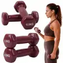 Hantle winylowe MOLTI HW001 burgund 2x0,5kg