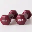 Hantle winylowe MOLTI HW001 burgund 2x0,5kg
