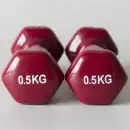 Hantle winylowe MOLTI HW001 burgund 2x0,5kg