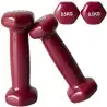 Hantle winylowe MOLTI HW001 burgund 2x0,5kg