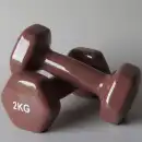 Hantle Winylowe MOLTI 2x2kg - Zestaw do Ćwiczeń i Fitnessu