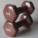 Hantle Winylowe MOLTI 2x2kg - Zestaw do Ćwiczeń i Fitnessu
