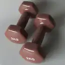 Hantle Winylowe MOLTI 2x2kg - Zestaw do Ćwiczeń i Fitnessu