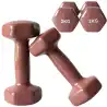 Hantle Winylowe MOLTI 2x2kg - Zestaw do Ćwiczeń i Fitnessu
