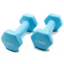 Hantle winylowe MOLTI HW001 niebieskie 2x1,5kg