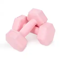 Hantle Kompozytowe MOLTI 2x1kg Różowe – Zestaw do Ćwiczeń Fitness