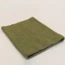 Komin zimowy z wełny merino MOLTI K100 Khaki - Ciepły i Stylowy