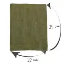 Komin zimowy z wełny merino MOLTI K100 Khaki - Ciepły i Stylowy