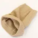 Komin Zimowy z Wełny Merino MOLTI K100 Camel - Ciepły i Stylowy