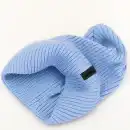 Niebieska czapka dziecięca MOLTI 100% wełna merino - rozmiar 52-54