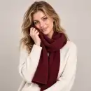 Szalik damski MOLTI SZD101 burgundowy | Elegancki dodatek