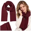 Szalik damski MOLTI SZD101 burgundowy | Elegancki dodatek
