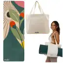 Zestaw do jogi Molti: Mata 6 mm TPE i torba bawełniana bloom