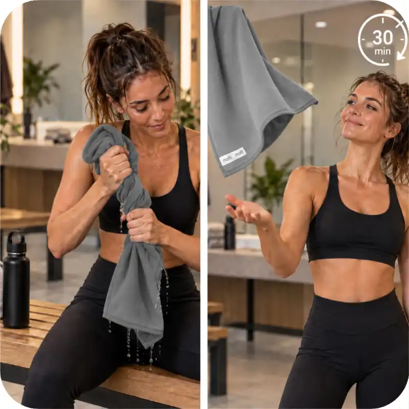 Ręcznik MOLTI RS003 szary 100x50cm