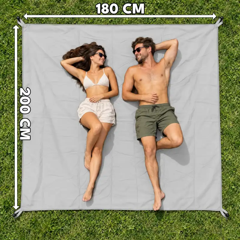 Ręcznik MOLTI RS004 szary 200x180cm