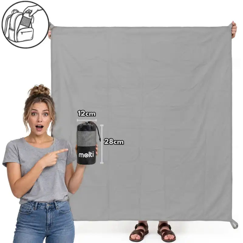 Ręcznik MOLTI RS004 szary 200x180cm