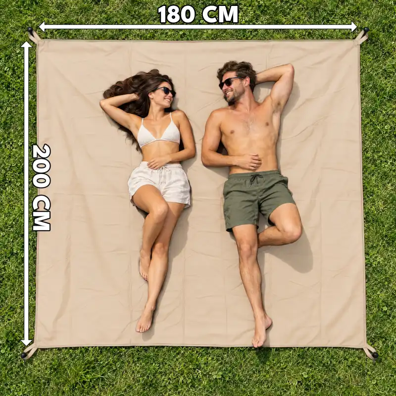 Ręcznik MOLTI RS004 beżowy 200x180cm