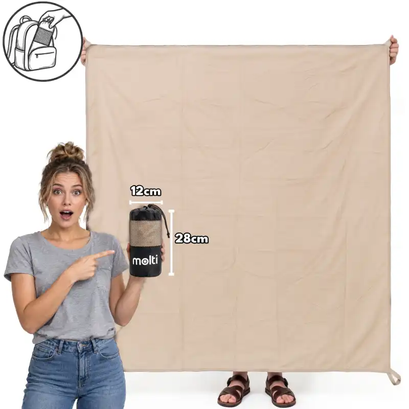 Ręcznik MOLTI RS004 beżowy 200x180cm