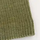 Męski komplet czapka i komin z wełny merino Molti Khaki