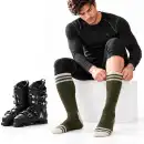 Skarpety narciarskie Molti SNR002 Merino i Coolmax Khaki 39-42