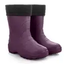 Lekkie Kalosze Dzieciece z Ocieplaczem Bordowe MOLTI TE681 - 34/35
