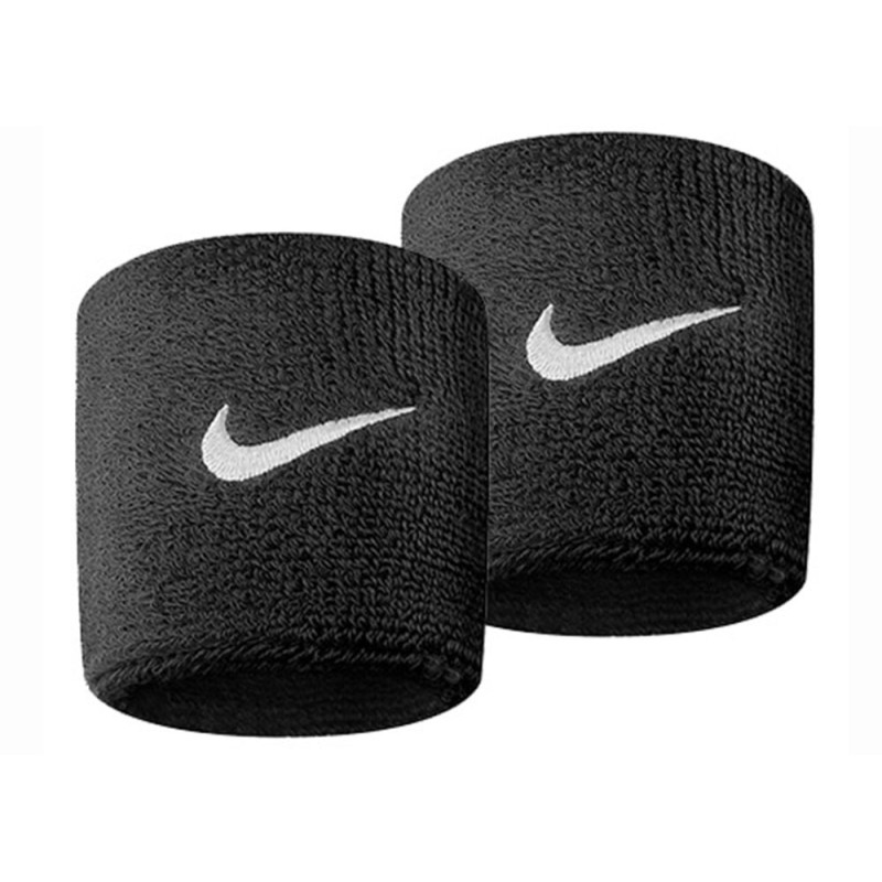 Opaski na nadgarstki NIKE 010 czarno-białe