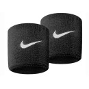 Opaski na nadgarstki NIKE 010 czarno-białe