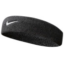 Opaska na czoło NIKE 010 czarno-biała