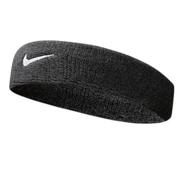 Opaska na czoło NIKE 010 czarno-biała