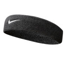 Opaska na czoło NIKE 010 czarno-biała