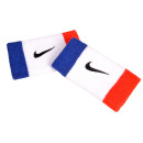 Opaski długie na nadgarstki NIKE 620 nieb-biały-cz