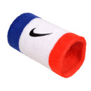 Opaski długie na nadgarstki NIKE 620 nieb-biały-cz