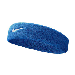 OPASKA NA CZOŁO SWOOSH NIKE 402 NIEBIESKO/BIAŁA