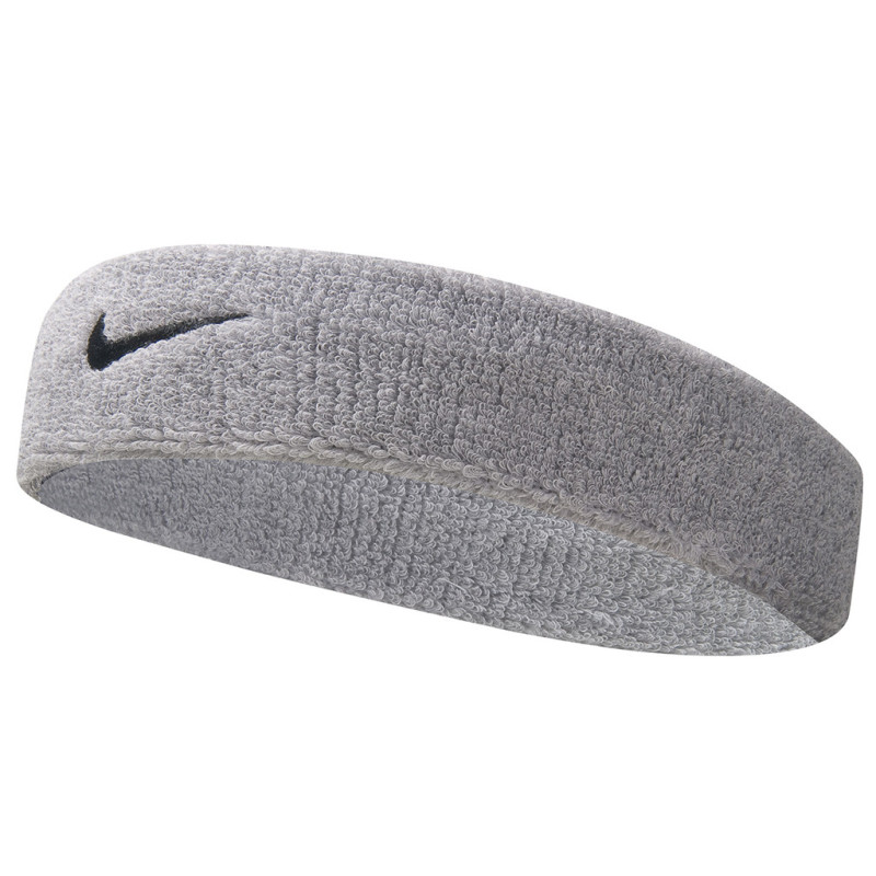 Opaska na czoło NIKE 051 szaro-czarna