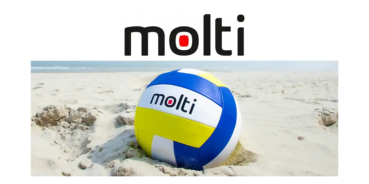 Kom Siatka MOLTI+ piłka PS001 żółt-nieb r.5+pompka