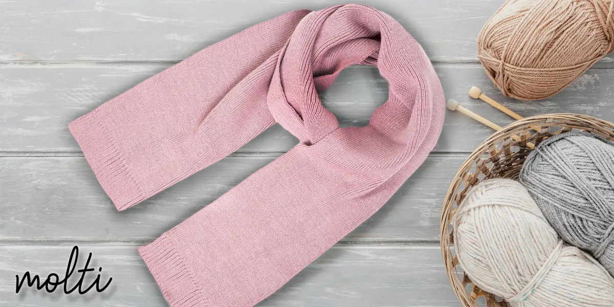 Szalik damski MOLTI SZD100 różowy