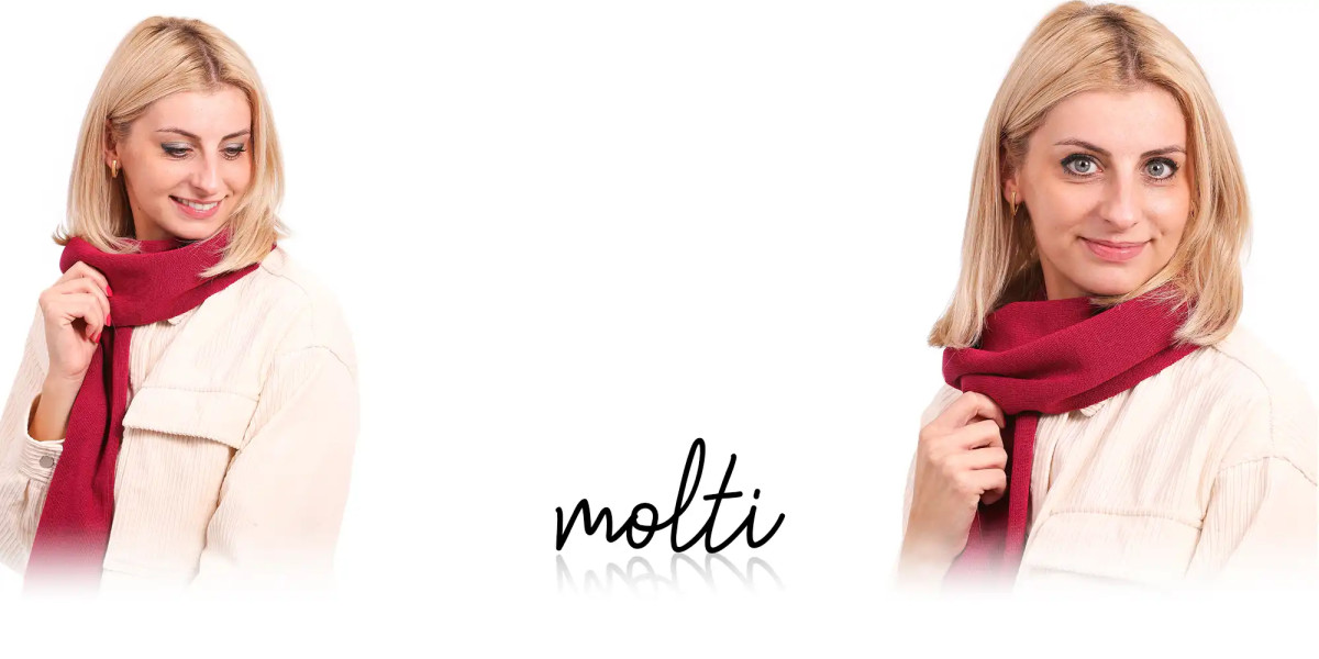 Szalik damski MOLTI SZD101 fuksja