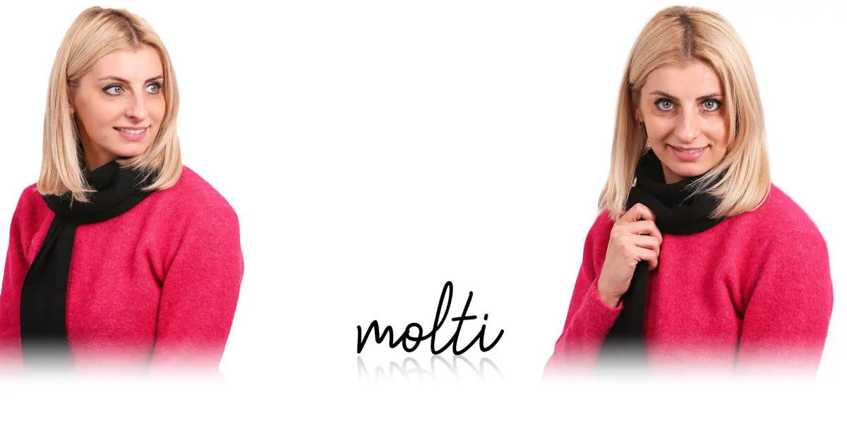 Szalik damski MOLTI SZD101 czarny
